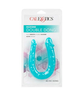 Фаллоимитатор двойной реалистичный California Exotic Novelties бирюзовый, 30.5 х 3.2 см - No Taboo
