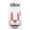 Фаллоимитатор двойной реалистичный, S, King Cock, бежевый, 12.7 х 2.8 см фото №1 — секс игрушки: Украина, NO TABOO