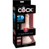 Фаллоимитатор реалистичный на присоске King Cock бежевый, 18.4 х 4.3 см фото №1 — секс игрушки: Украина, NO TABOO