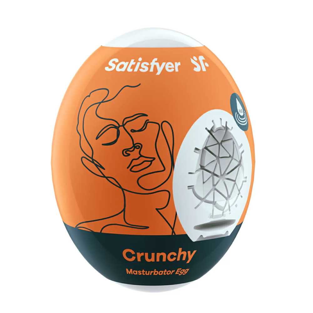 Самосмазывающийся мастурбатор Masturbator Egg Chrunchy фото №2 — секс игрушки: Украина, NO TABOO