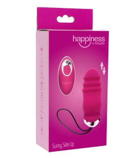 Виброяйцо с фрикциями, с дистанционным пультом TOY JOY розовый, 8.5 х 3 см - No Taboo