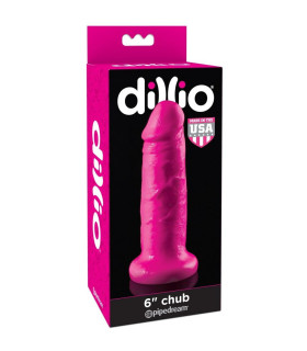 Фаллоимитатор реалистичный на присоске Chub розовый, 17.8 х 4.4 см - No Taboo