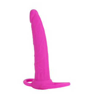 Насадка для двойного проникновения California Exotic Novelties розовая, 14 х 3.2 см - No Taboo