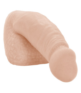 Фаллоимитатор реалистичный California Exotic Novelties с мошонкой, бежевый, 12.7 х 3.7 см - No Taboo