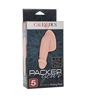 Фаллоимитатор реалистичный California Exotic Novelties с мошонкой, бежевый, 12.7 х 3.7 см - No Taboo