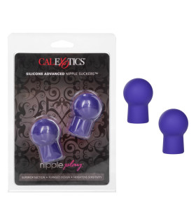 Вакуумные помпы для сосков California Exotic Novelties фиолетовые, 5.7 х 3.8 см - No Taboo