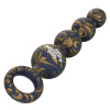 Анальная елочка California Exotic Novelties с узором, черно-золотая, 11.5 х 3.2 см фото №5 — секс игрушки: Украина, NO TABOO