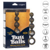 Анальная елочка California Exotic Novelties с узором, черно-золотая, 11.5 х 3.2 см фото №10 — секс игрушки: Украина, NO TABOO