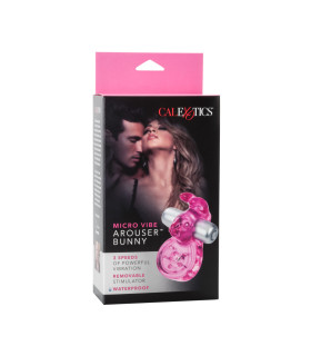 Эркционное вибро-кольцо с кроликом California Exotic Novelties розовое, 6.2 х 3.7 см - No Taboo