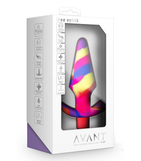 Анальный вибратор Blush Avant разноцветный, 12.7 х 3.8 см - No Taboo