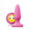 Анальная пробка NS Novelties, M, Mojis OMG розовая 3.7 х 10.5 см фото №1 — секс игрушки: Украина, NO TABOO