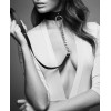Ошейник с поводком Maze от Bijoux Indiscrets, коричневого цвета, фото №8 — секс шоп Украина, NO TABOO