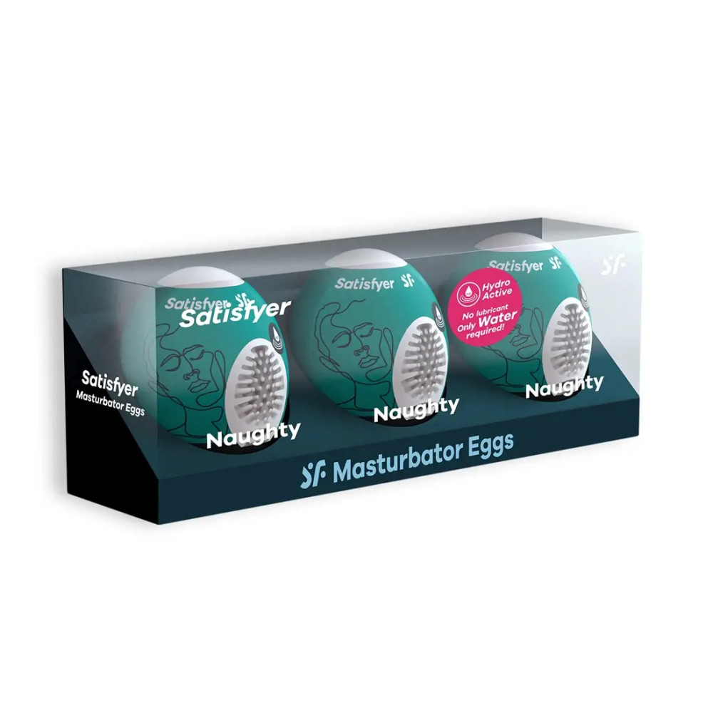 Самосмазывающийся мастурбатор Satisfyer Masturbator Egg Noughty фото №4 — секс игрушки: Украина, NO TABOO