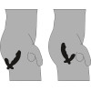 Массажер простаты с реалистичной головкой Rebel черный, 15 х 3.3 см фото №5 — секс игрушки: Украина, NO TABOO