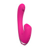 Вибратор для точки G с вакуумной стимуляцией клитора Dream Toys розовый, 21 х 3.8 см фото №3 — секс игрушки: Украина, NO TABOO