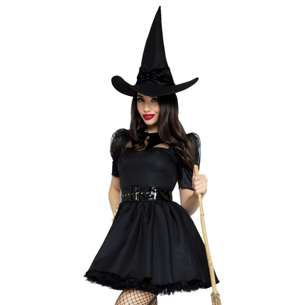 Костюм ведьмы Leg Avenue, M, Bewitching Witch, черный, фото №0 — секс шоп Украина, NO TABOO