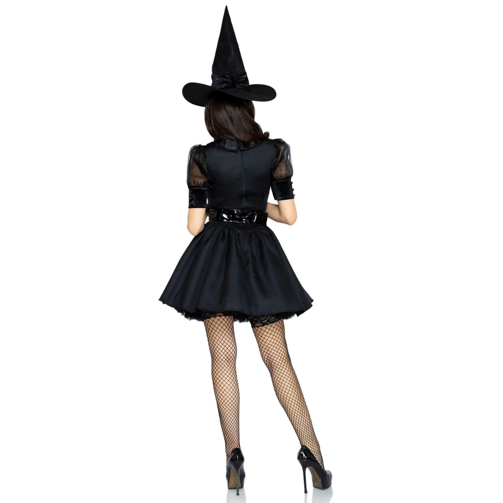 Костюм ведьмы Leg Avenue, M, Bewitching Witch, черный, фото №5 — секс шоп Украина, NO TABOO