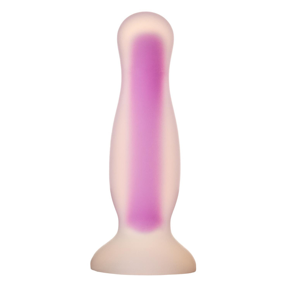Анальная пробка светящаяся в темноте Dream Toys Radiant, M, синяя фото №0 — секс игрушки: Украина, NO TABOO