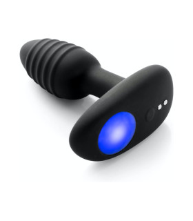 Интерактивная анальная пробка Lumen Kiiroo, черная, 10 х 3.3 см - No Taboo