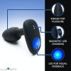 Интерактивная анальная пробка Lumen Kiiroo, черная, 10 х 3.3 см фото №11 — секс игрушки: Украина, NO TABOO