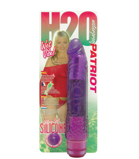 Вибратор реалистичный H2O Patriot фиолетовый, 21 х 4 см - No Taboo