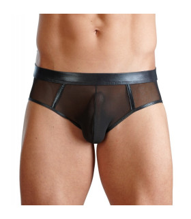 Сексуальные трусы джоки Svenjoyment, S, полупрозрачные, черные - No Taboo