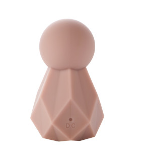 Вибратор для клитора Sweet Em Crystal в форме кристалла с гранями, розовый, 8 х 4.8 см - No Taboo