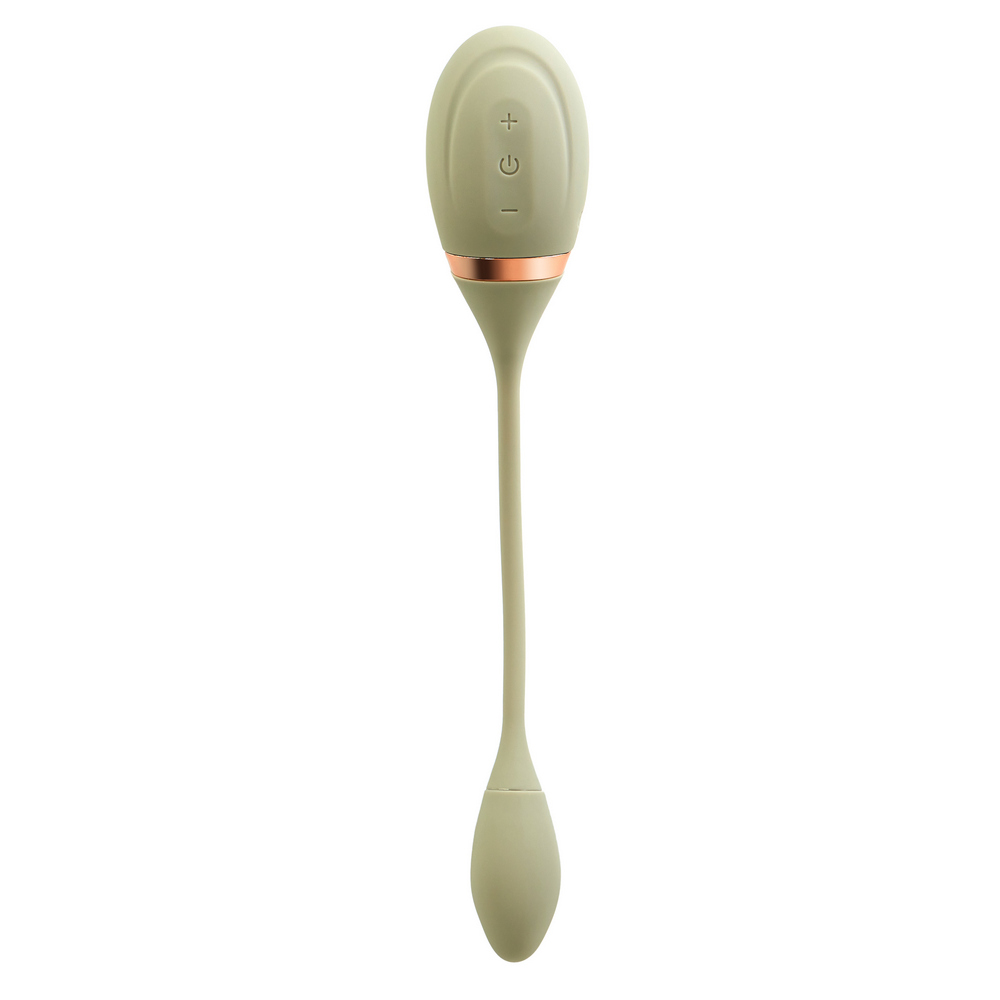 Вибратор для точки G Sweet Em Love Egg с вакуумной стимуляцией клитора, зеленый, 24.5 х 4.2 см фото №4 — секс игрушки: Украина, NO TABOO