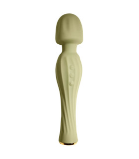 Вибратор-микрофон Sweet Em Spiral Wand зеленый, 20,8 х 4,4 см - No Taboo