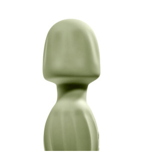 Вибратор-микрофон Sweet Em Spiral Wand зеленый, 20,8 х 4,4 см - No Taboo