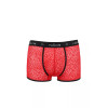 Сексуальные мужские трусы Passion Men Parker, L/XL, с интимным вырезом, с узором, красные, фото №3 — секс шоп Украина, NO TABOO