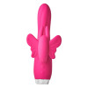 Вибратор-кролик Dream Toys Flirts Butterfly, розовый, 17 х 3 см фото №3 — секс игрушки: Украина, NO TABOO