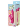 Вибратор-кролик Dream Toys Flirts Butterfly, розовый, 17 х 3 см фото №2 — секс игрушки: Украина, NO TABOO