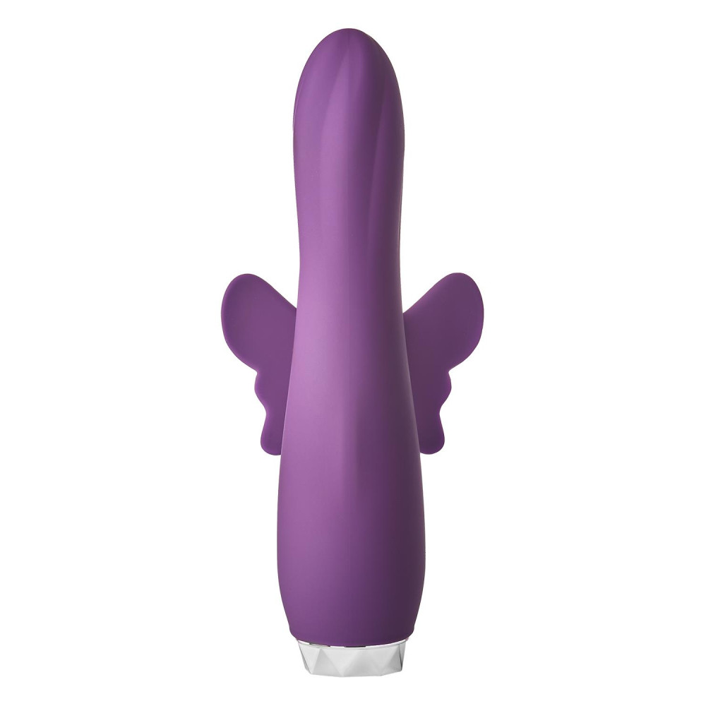 Вибратор-кролик Dream Toys Flirts Butterfly, фиолетовый, 17 х 3 см фото №4 — секс игрушки: Украина, NO TABOO