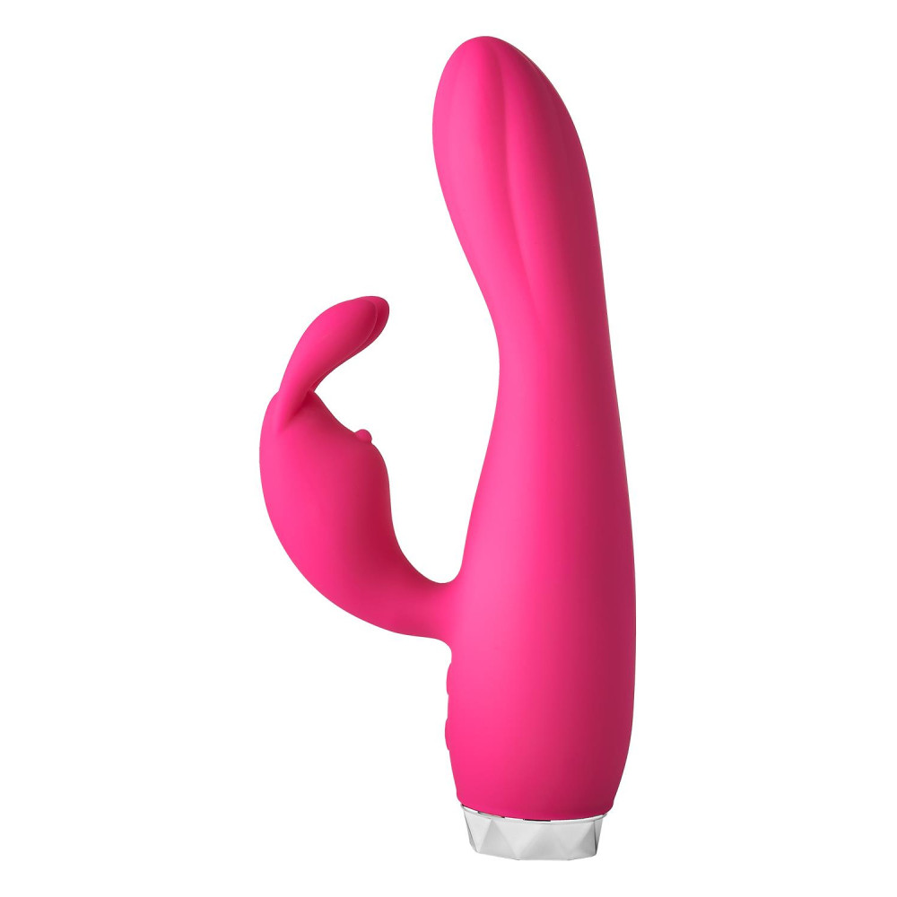 Вибратор-кролик Dream Toys Flirts, розовый, 17 х 3 см фото №4 — секс игрушки: Украина, NO TABOO