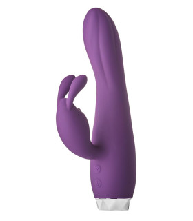 Вибратор-кролик Dream Toys Flirts, фиолетовый, 17 х 3 см - No Taboo