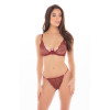Сексуальный комплект Rene Rofe Staying In, S/M, кружевной, бордовый , фото №1 — секс шоп Украина, NO TABOO