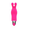 Вибратор на палец Toy Joy Bunny Pleaser с ушками кролика, розовый, 10.5 х 3 см фото №3 — секс игрушки: Украина, NO TABOO