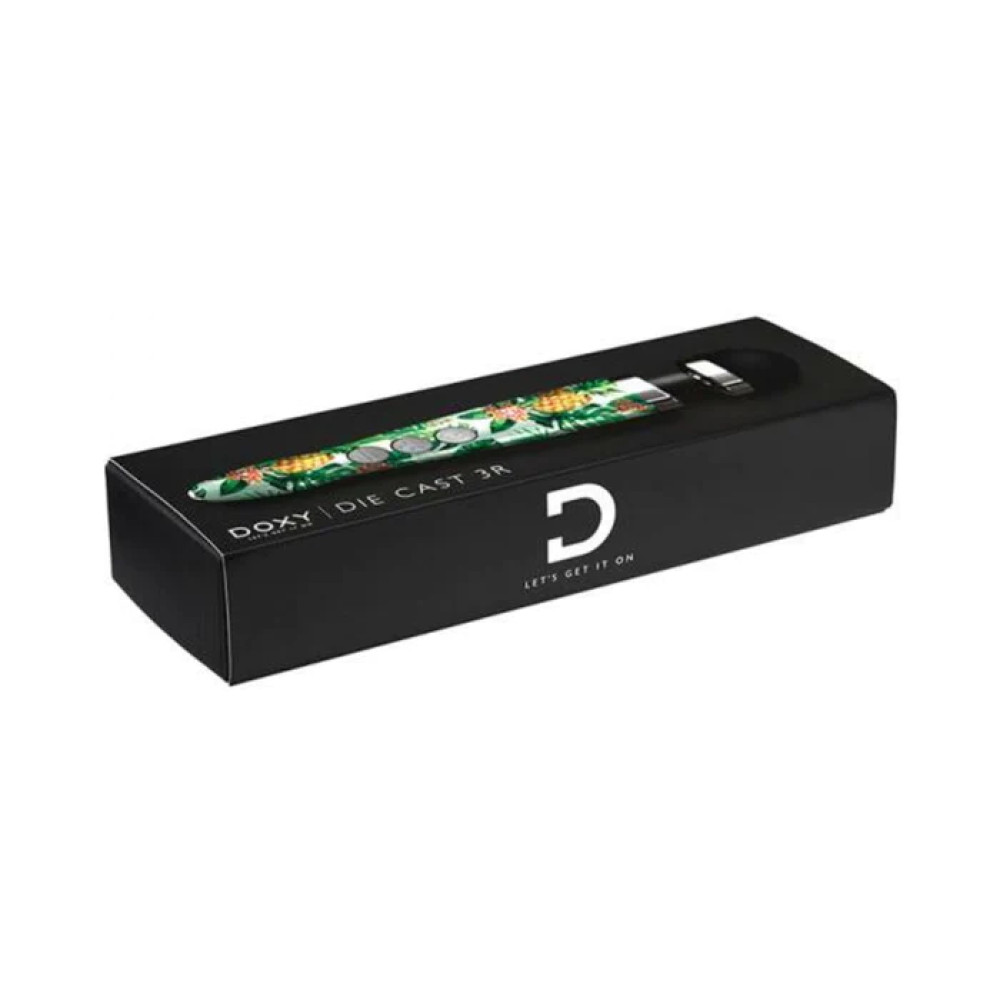 Массажер-микрофон Doxy Die Cast 3R Wand Vibrator Pineapple, с ананасами, зеленый фото №2 — секс игрушки: Украина, NO TABOO