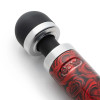 Массажер-микрофон Doxy Die Cast 3R Wand Vibrator Rose Pattern, срозами, красный фото №3 — секс игрушки: Украина, NO TABOO