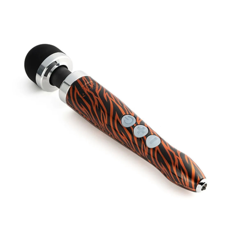 Массажер-микрофон Doxy Die Cast 3R Wand Vibrator Tiger, тигровый фото №3 — секс игрушки: Украина, NO TABOO