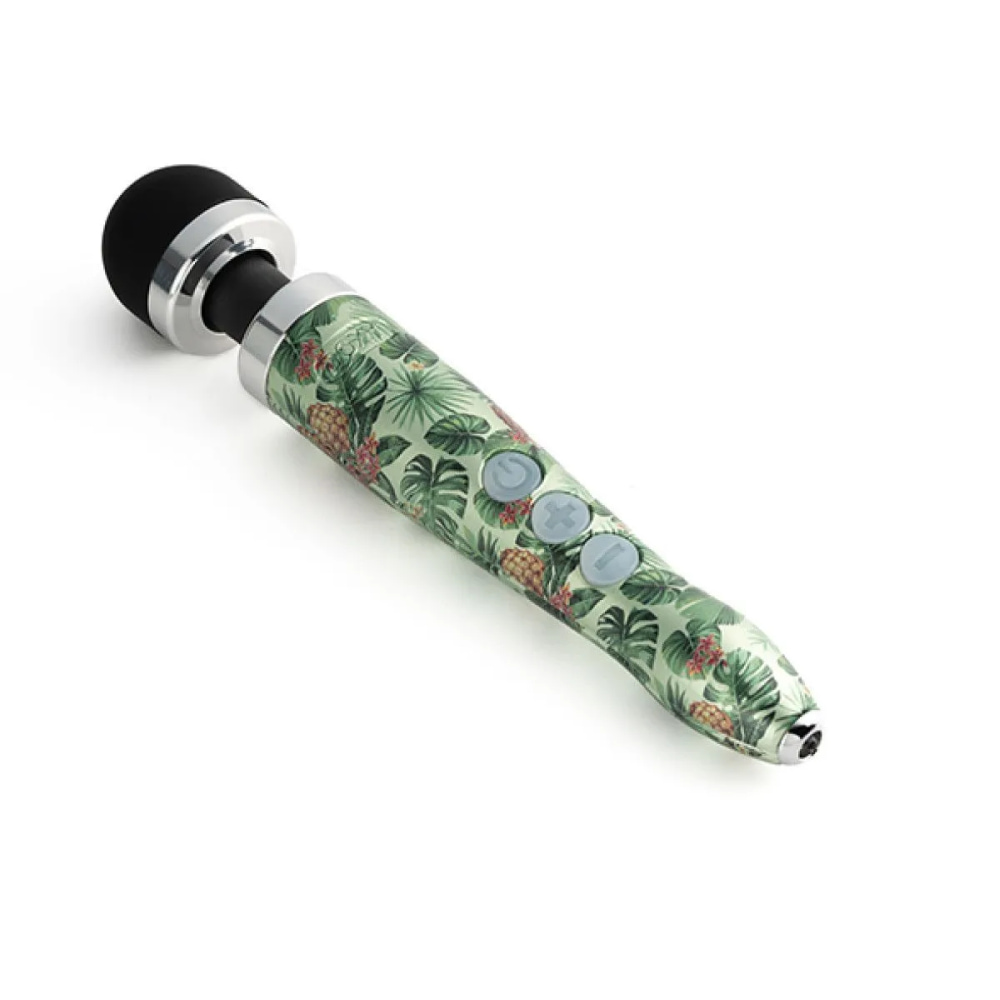 Массажер-микрофон Doxy Die Cast 3R Wand Vibrator Pineapple, с ананасами, зеленый фото №3 — секс игрушки: Украина, NO TABOO