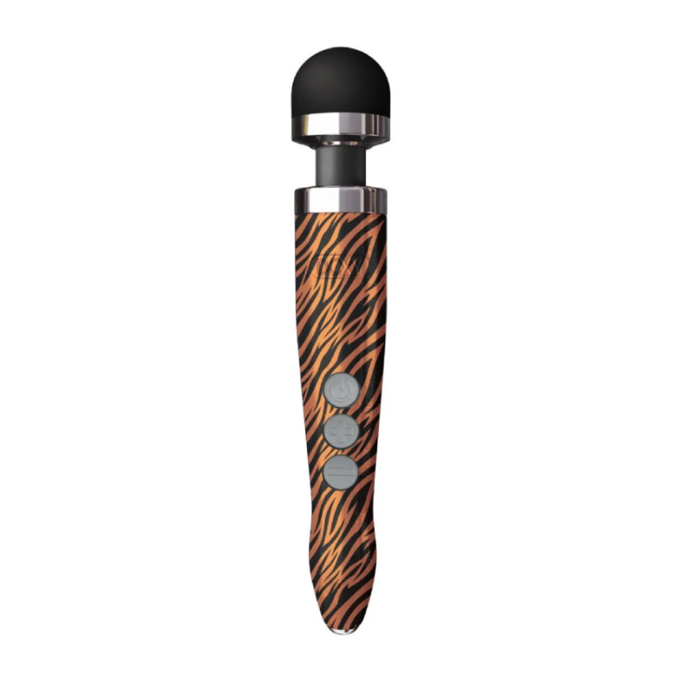 Массажер-микрофон Doxy Die Cast 3R Wand Vibrator Tiger, тигровый фото №0 — секс игрушки: Украина, NO TABOO