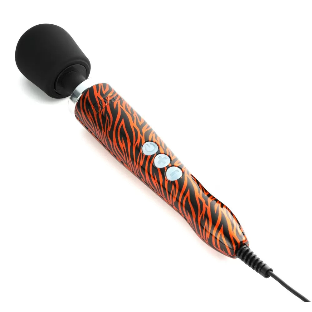 Вибромассажер Doxy Die Cast Tigerс тигровый, с полосатым принтом фото №3 — секс игрушки: Украина, NO TABOO