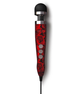 Вибромассажер DOXY Number 3 Rose Pattern, красный - No Taboo
