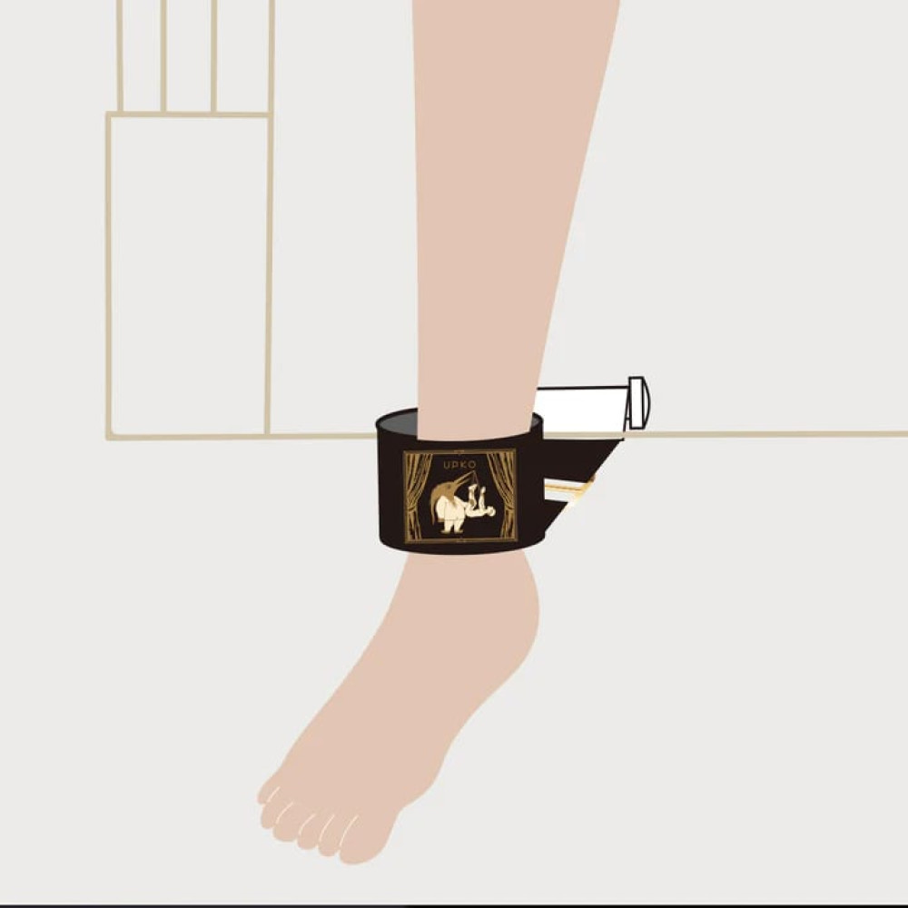  Дверные фиксаторы UPKO Constraints Door Anchors Ankle Restraints для фиксации ног, черного цвета, фото №8 — секс шоп Украина, NO TABOO