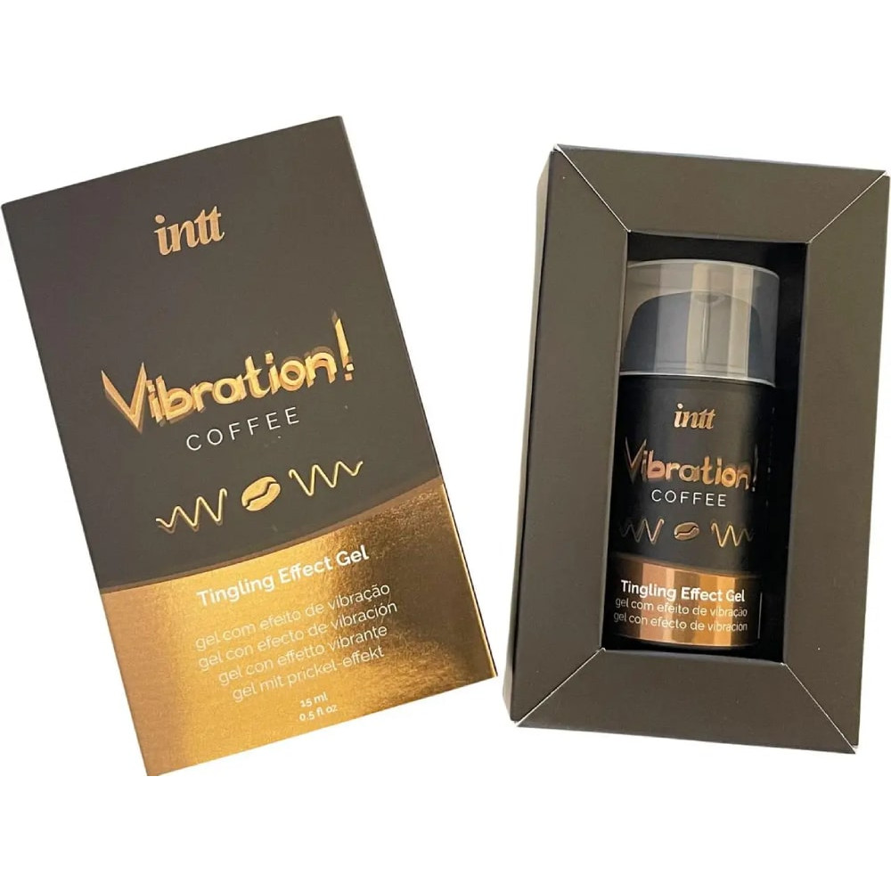 Жидкий вибратор Intt Vibration Coffee, 15 мл, со вкусом кофе, фото №4 — секс шоп Украина, NO TABOO