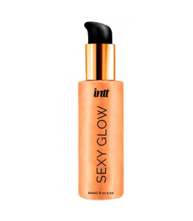 Крем-шиммер для тіла Intt Sexy Glow, 60 мл, з ароматом ванілі - No Taboo