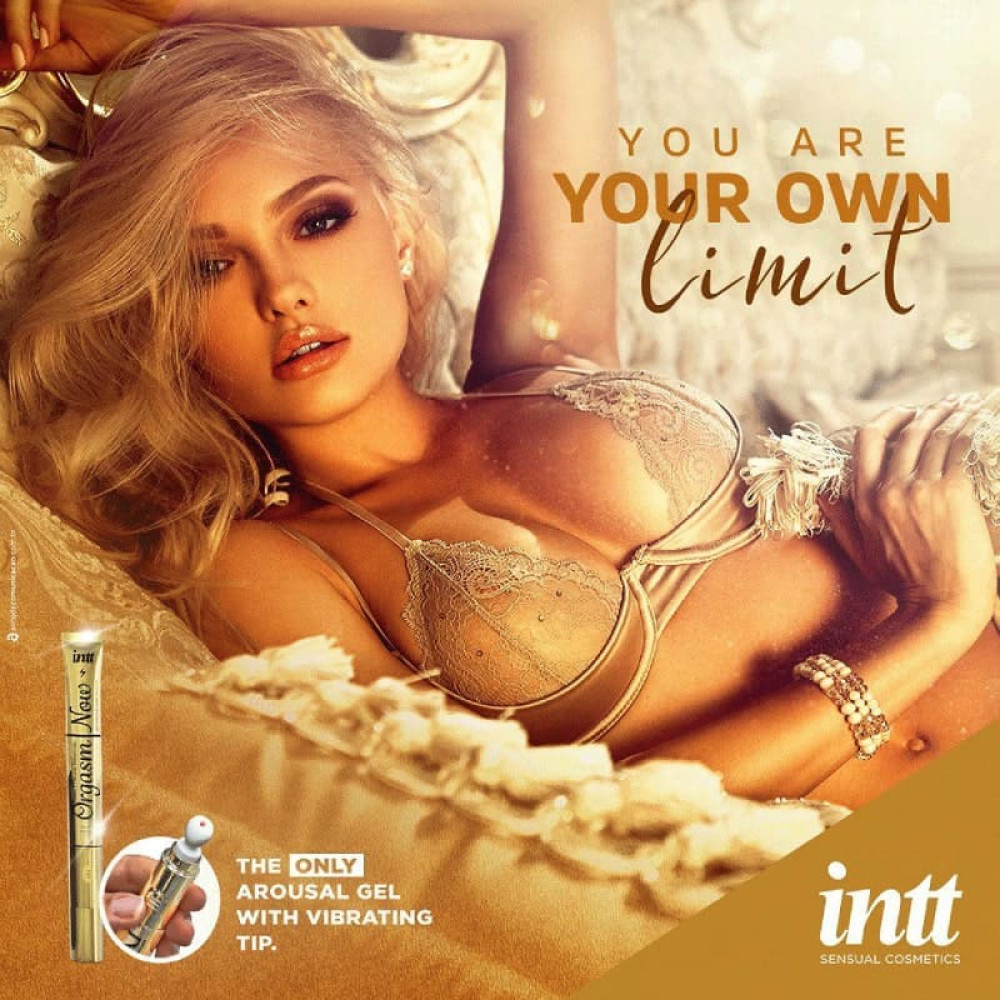 Жидкий вибратор Intt Orgasm Now, 15 мл, со встроенным вибратором, со вкусом персика, фото №7 — секс шоп Украина, NO TABOO