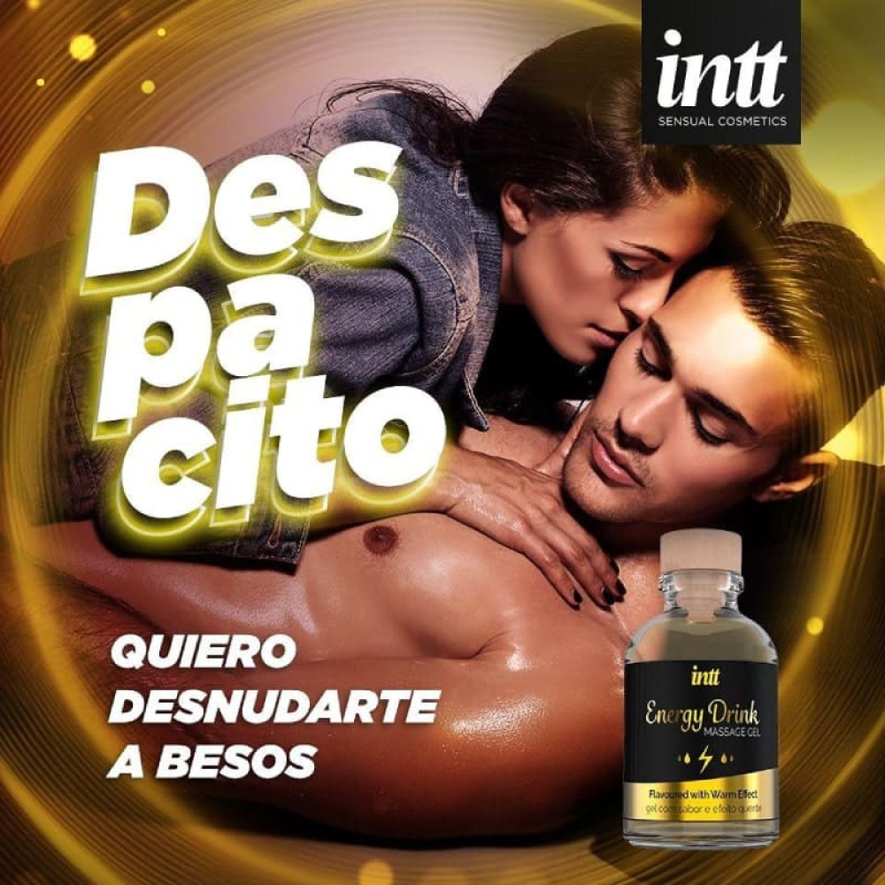 Массажный гель Intt Energy Drink, 30 мл, с согревающим эффектом , фото №7 — секс шоп Украина, NO TABOO